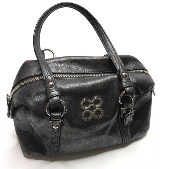 Coach Handbags - Coach Julia Leather Small Bag NEW $300 Dark Gray